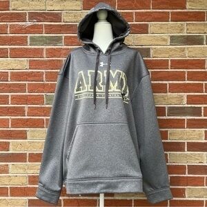 United States Army Logo Gray Yellow Long Sleeve Hoodie 🇺🇸